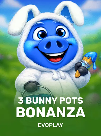 3 Bunny Pots Bonanza game tile